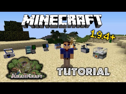 JurassiCraft 2.0 - How To Make A Dinosaur! (Minecraft 1.9.4+ Tutorial)
