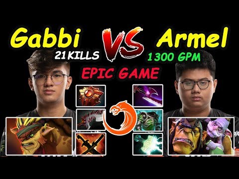 TNC Armel - [Alchemist] 1300 GPM vs TNC Gabbi [Bristleback] Brutal Tanky EPIC GAME Dota 2 7.22c