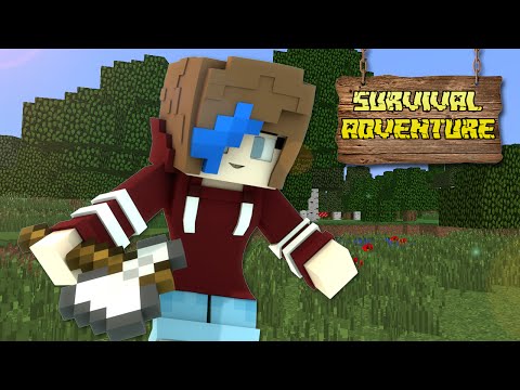 MINECRAFT SURVIVAL ADVENTURE SERIES | BUILD A HOUSE | RADIOJH GAMES