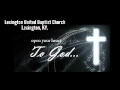 WELCOME HOME ~ Song led by Israel Clark at L U ...