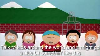 Kyle&#39;s Mom&#39;s A Bitch - South Park (with lyrics in video)