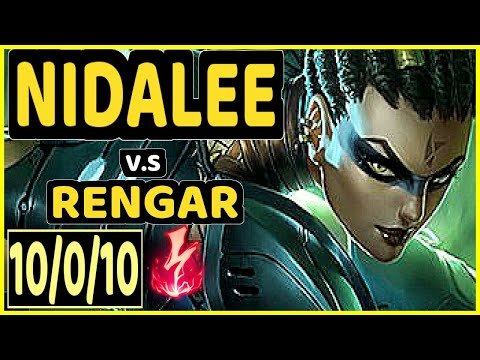 KIREI (NIDALEE) vs RENGAR - 10/0/10 KDA JUNGLE CHALLENGER GAMEPLAY - EUW