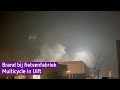 Veel rook bij brand in fietsenfabriek in Ulft.