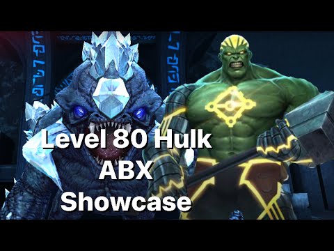 Level 80 Hulk PVP Build ABX Showcase-Marvel Future Fight