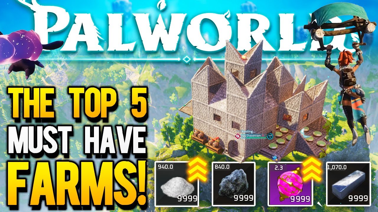 PALWORLD - Don't Skip On The 5 Most Important FARMS & Base Locations! (Palworld Tips & Tricks)