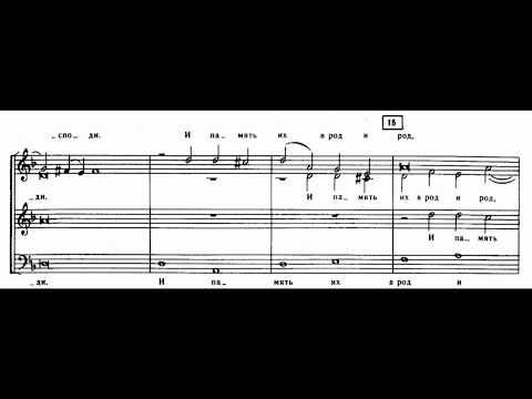 Berezovsky - Communion Verse 'Blessed are they whom Thou hast chosen'