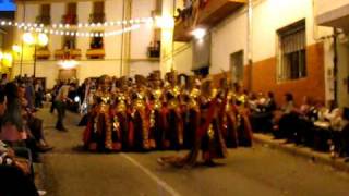 preview picture of video 'Filà Turqueses entra moros i cristians Llutxent 2010'