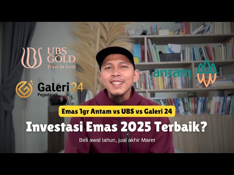 Mana Emas Batangan Terbaik? Antam vs UBS vs Galeri24 - Hasil Investasi Nyata!