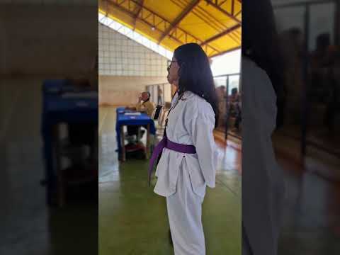 Taekwondo indiara-goias primeiro exame de faixas Coloridas 2026 atleta Yasmim Oliveira