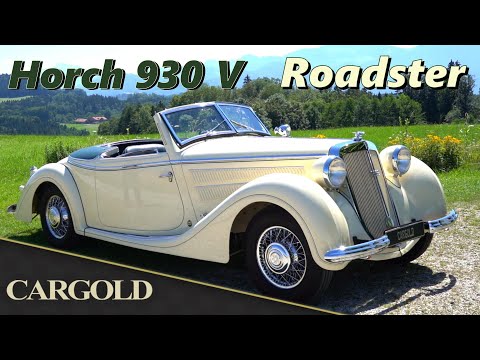Horch 930 V Roadster, 1939, one of the most elegant cars of the pre-war period, fully restored