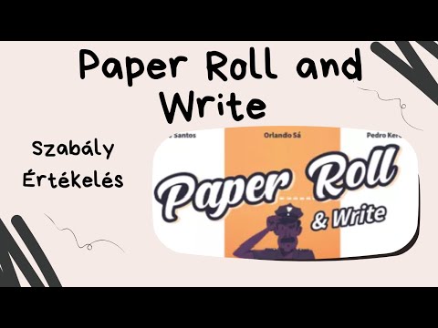 Rémségek reflektorfényben: Paper Roll and Write társasjáték játékbemutató és szabályismertető - Társasozz Okosan!