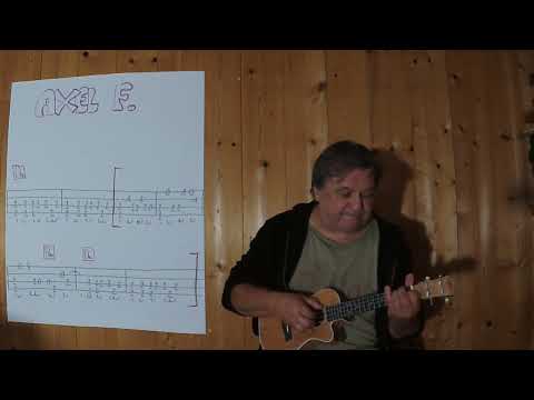 UKULELE Lesson # 580: AXEL F (Harold Faltermeyer)