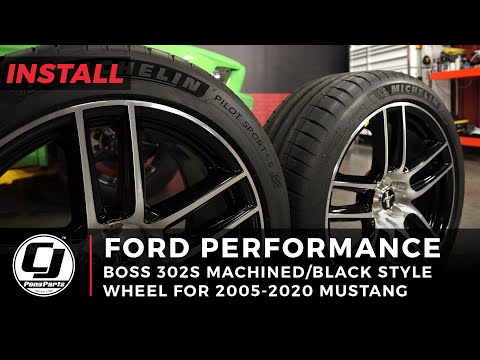 2013 Mustang GT Install | Ford Performance 19 inch Boss 302 Style Wheels