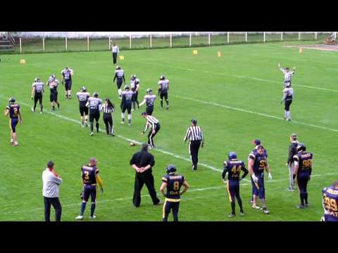 3. kolo PLS: Novi Sad GAT NS Dukes - Kragujevac Wild Boars 1. poluvreme