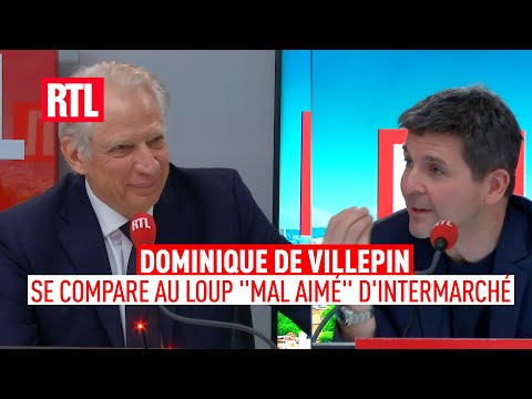 Dominique de Villepin compares himself to the "unloved" wolf of Intermarché