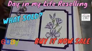 Savvy Selling: Making Money Thrifted Finds | Buy It Now Sale | Full-time Reseller Vlog #thrifting