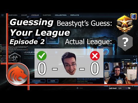 Beastyqt Guessing YOUR League From Replays! | Episode 2