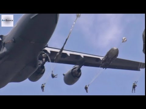 US Army 173rd Airborne Brigade Combat Team Jump Training