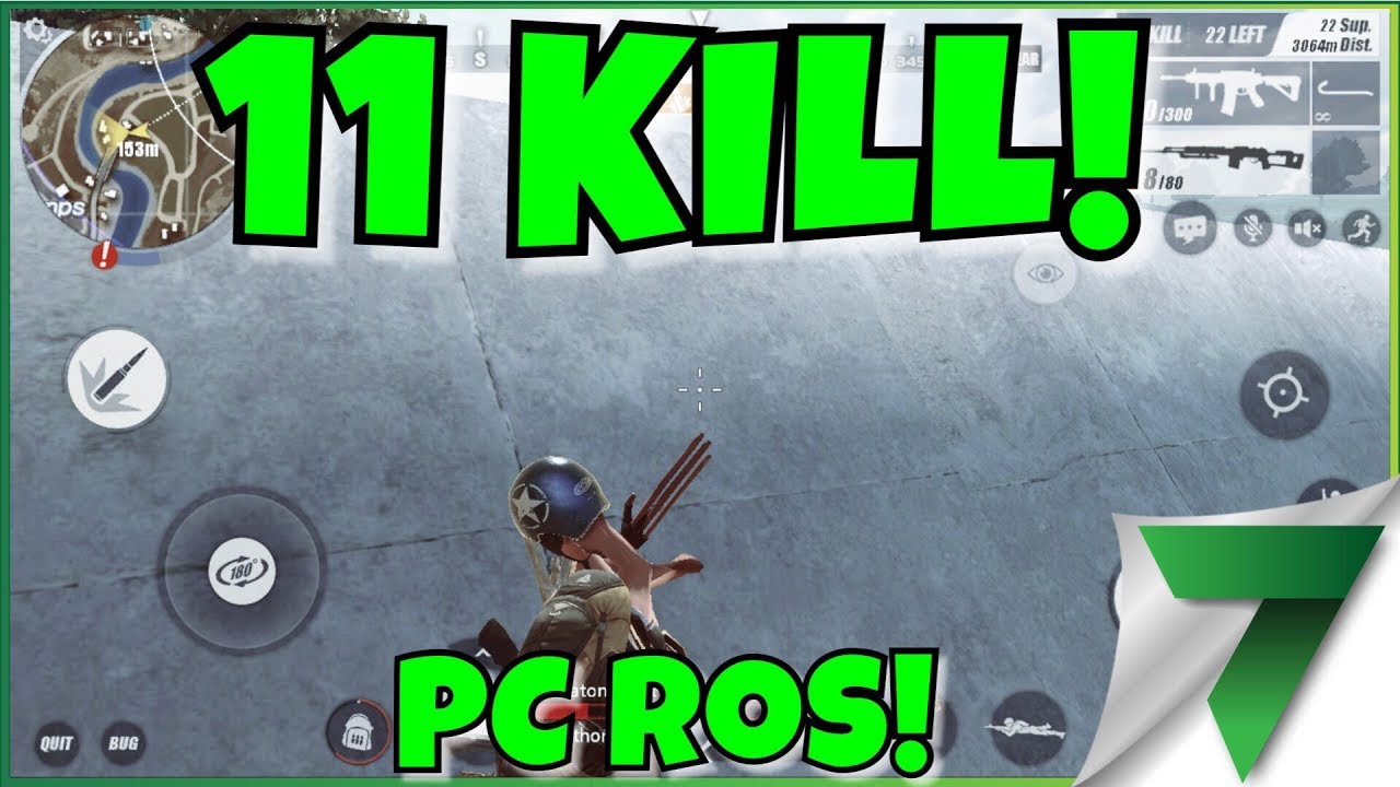 MY FIRST PC WIN INSANE! | Rules of Survival