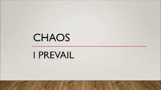I Prevail | Chaos (Lyrics)
