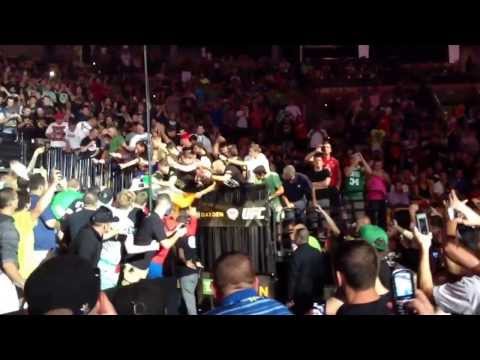Conor McGregor Walkout UFC Fight Night 26 Boston