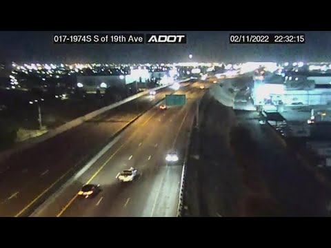 Caught on camera: Driver goes wrong way on I-17