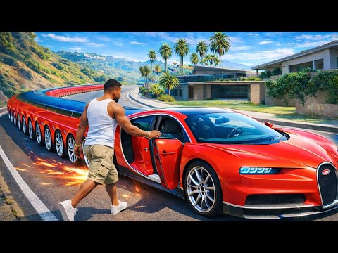 Gta 5 : Franklin Shinchan Made World's Longest Super Car | Gta V Bangla Gameplay