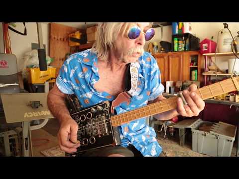 Preachin' Blues on 3 string cigar box Guitar