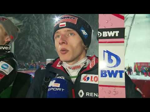 Dawid Kubacki w Engelbergu (16.12.2017): też czekam na podium Pucharu Świata...