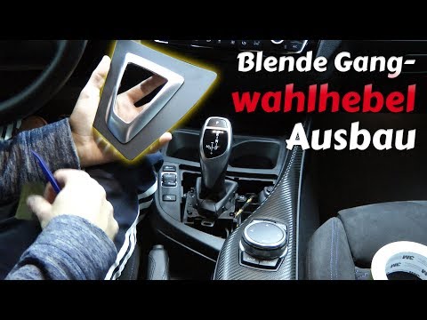 BMW F20 F21 F22 F23 F30 Blende Gangwahlschalter ausbauen (Deutsch) - Demontage Zierleiste