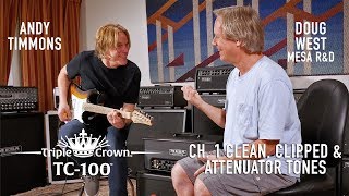 Video thumbnail for MESA/Boogie TC-100™ Ch. 1 – Andy Timmons & Doug West – Clean Tones & Attenuator by MESA/Boogie