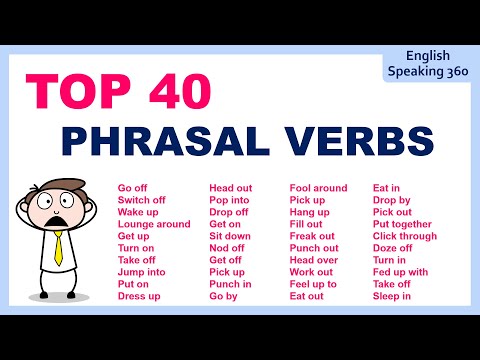 TOP 40 PHRASAL VERBS in ENGLISH you can use EVERY DAY!