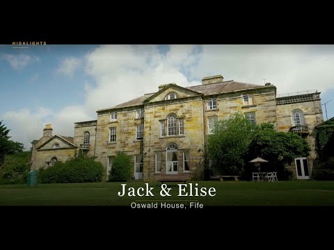A still from a wedding film at Oswald House