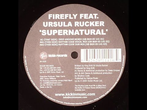 Firefly Feat. Ursula Rucker – Supernatural (Rhythm Code Dub Mix)