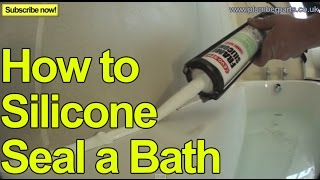 HOW TO INSTALL A BATH - SILICONE SEALANT - Plumbing Tips