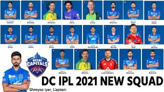 IPL 2021 ; Delhi Capitals Full Squad | DC Players List IPL 2021 | Delhi Capitals Team IPL 2021