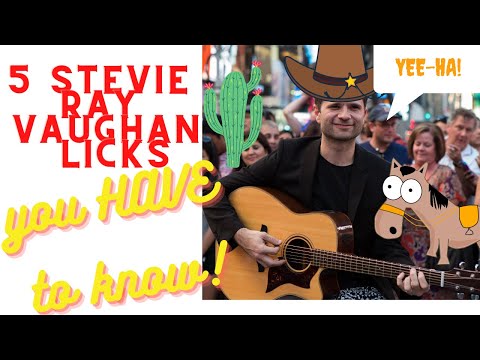 5 Stevie Ray Vaughan Licks You Have To Know!