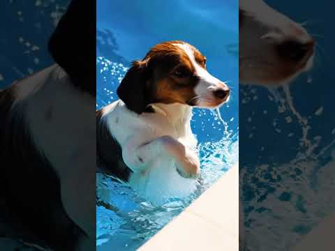 大谷翔平がデコピンの水泳コーチをしています