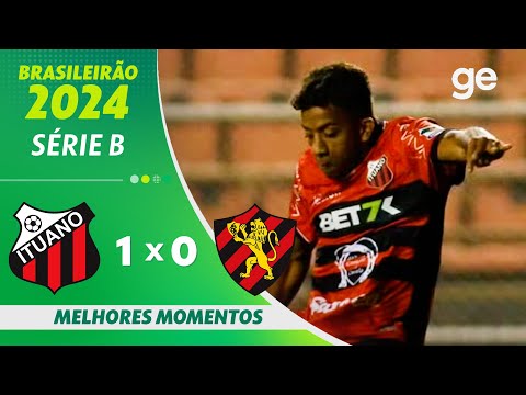 Gols e lances de Ituano x Sport