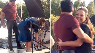 Leah Remini Kicks Heels Off, Tells Mario Lopez To 'Cut The Crap'