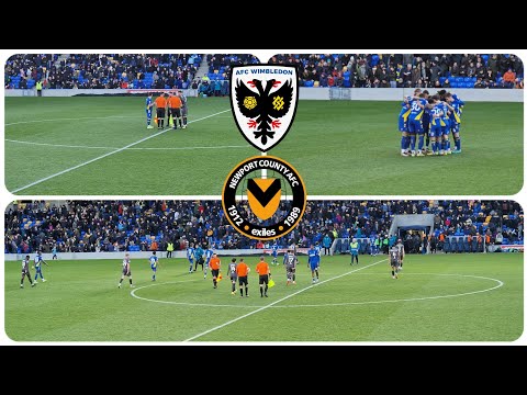 Ref ruins game. Worldy 🌎, Red Card 🔴 & Penalty. AFC Wimbledon V Newport County 26.12.22. EFL 2.