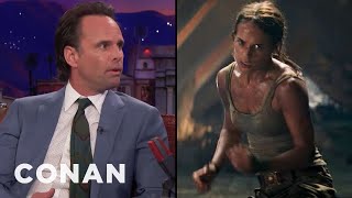 Walton Goggins Was Physically Intimidated By Alicia Vikander | CONAN on TBS video