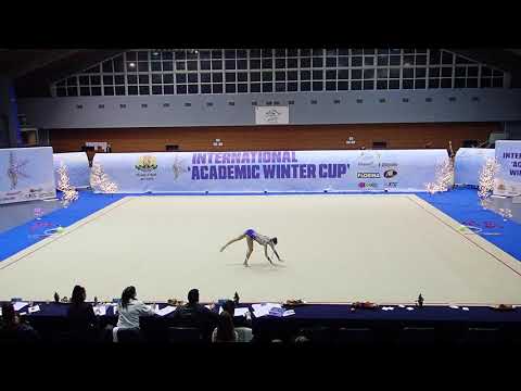 ACADEMIC WINTER CUP-2019 ВИКТОРИЯ БЕРОВА/обръч/