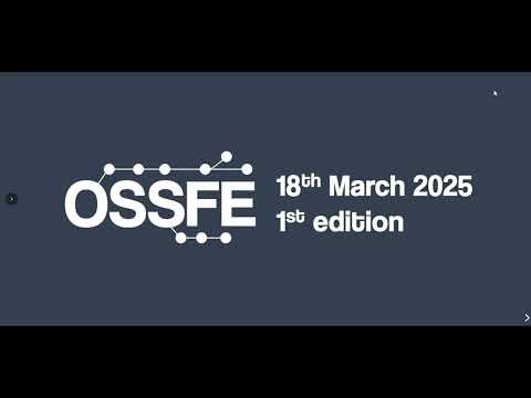 Welcome statement by the organising committee