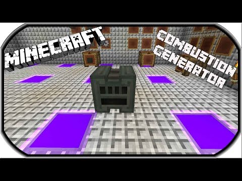 Combustion Generator ⭐ Minecraft Ender IO  Tutorial ⭐ Deutsch / German