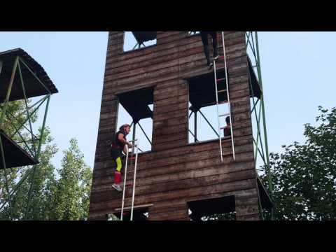 Concursurile seriviciilor profesioniste pentru situații de urgență - Proba ”Scara de fereastră”