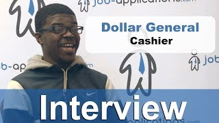 Dollar General Interview - Cashier 3