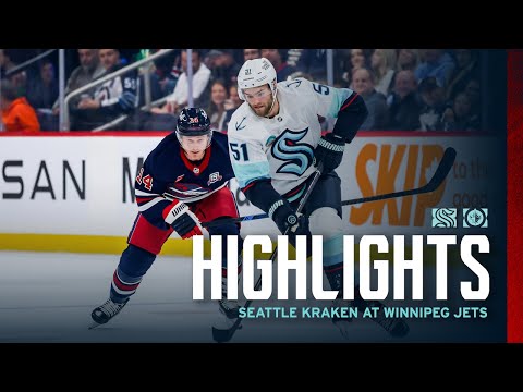 Seattle Kraken at Winnipeg Jets | 10/23 Game Highlights