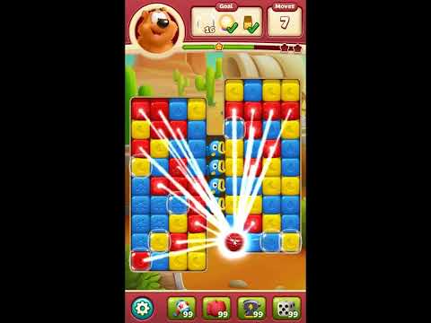 Toon Blast Level 8127 - NO BOOSTERS 🐻🐺🐱 | SKILLGAMING ✔️