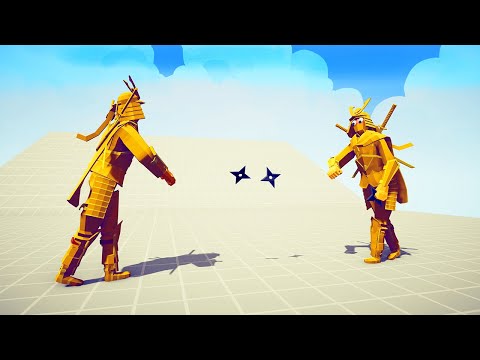 SUPER NINJA vs UNITS | TABS - Totally Accurate Battle Simulator